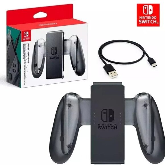 🎮 Nintendo 🎮 Charging Grip Stand for Joy-Con Nintendo Switch - Gray - Picture 1 of 15